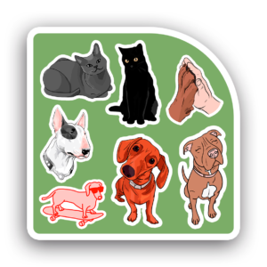 Planchita 8x8<br>Animales Nº 001