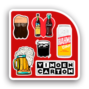 Planchita 8x8<br>Bebidas Nº 001